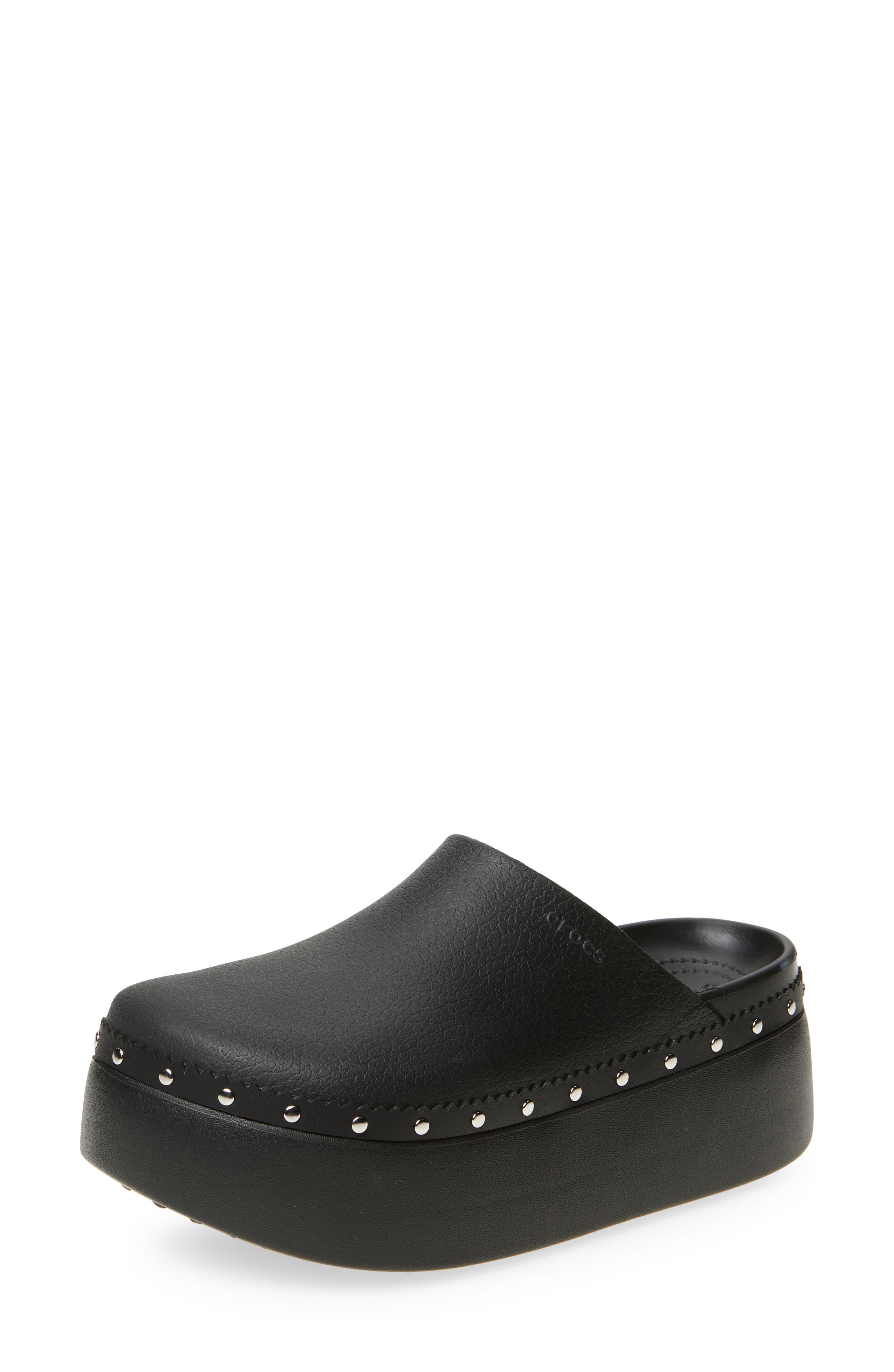 CROCS Dylan Studded Platform Clog, Main, color, Black