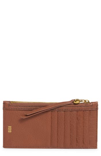 Hobo Carte Leather Wallet In Brown