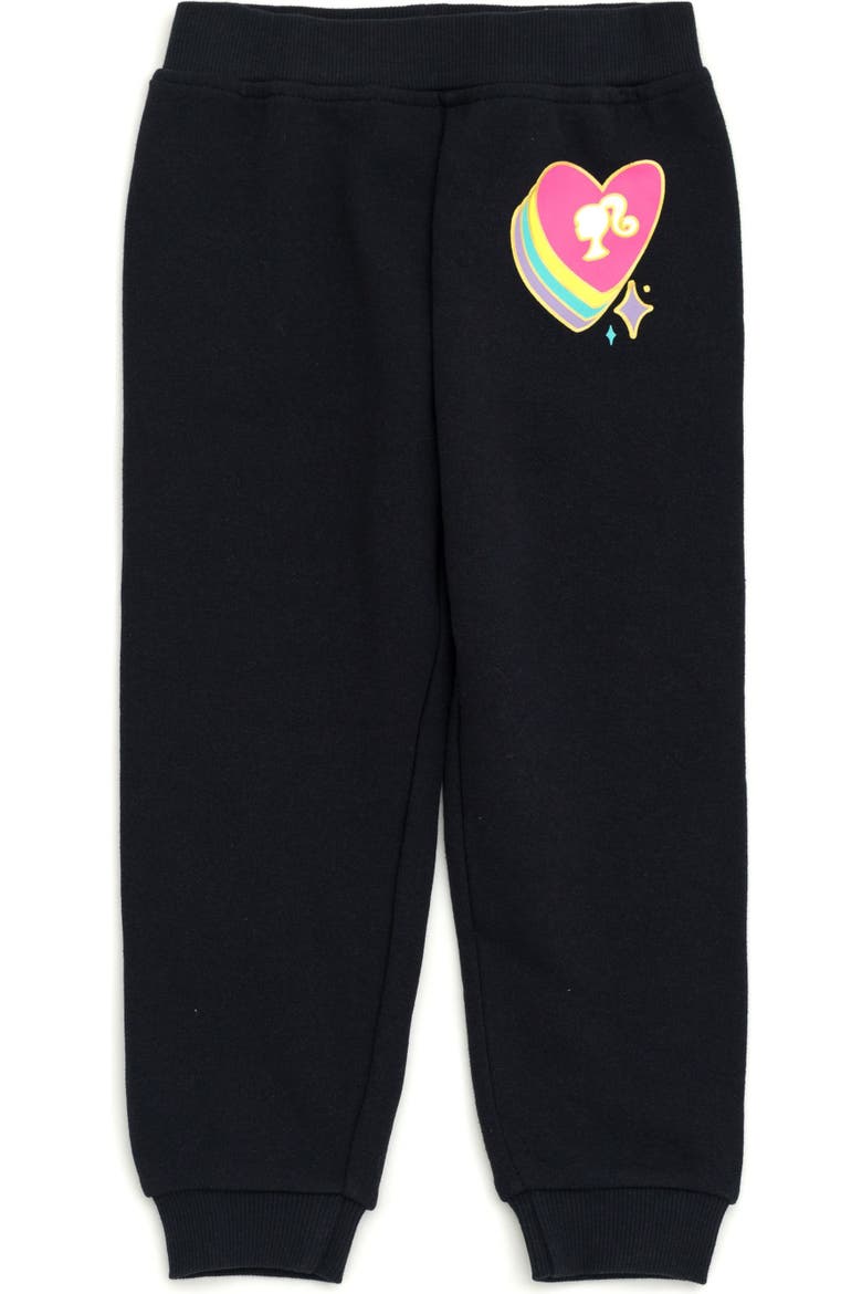 2-Piece Fleece Sweatshirt and Joggers Set, Alternate, color, Jet Black