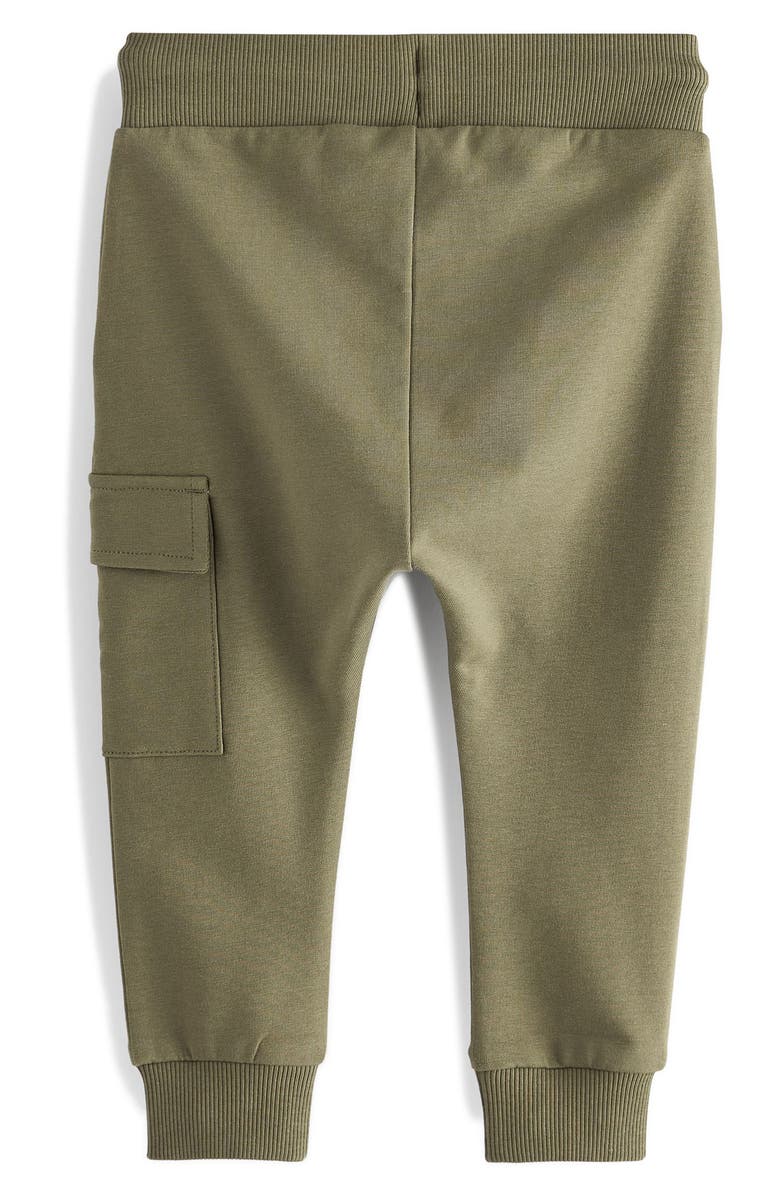 NEXT Kids' Stretch Cotton Cargo Joggers, Alternate, color, Green