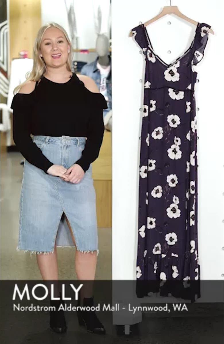 Ruffle Maxi Dress, sales video thumbnail