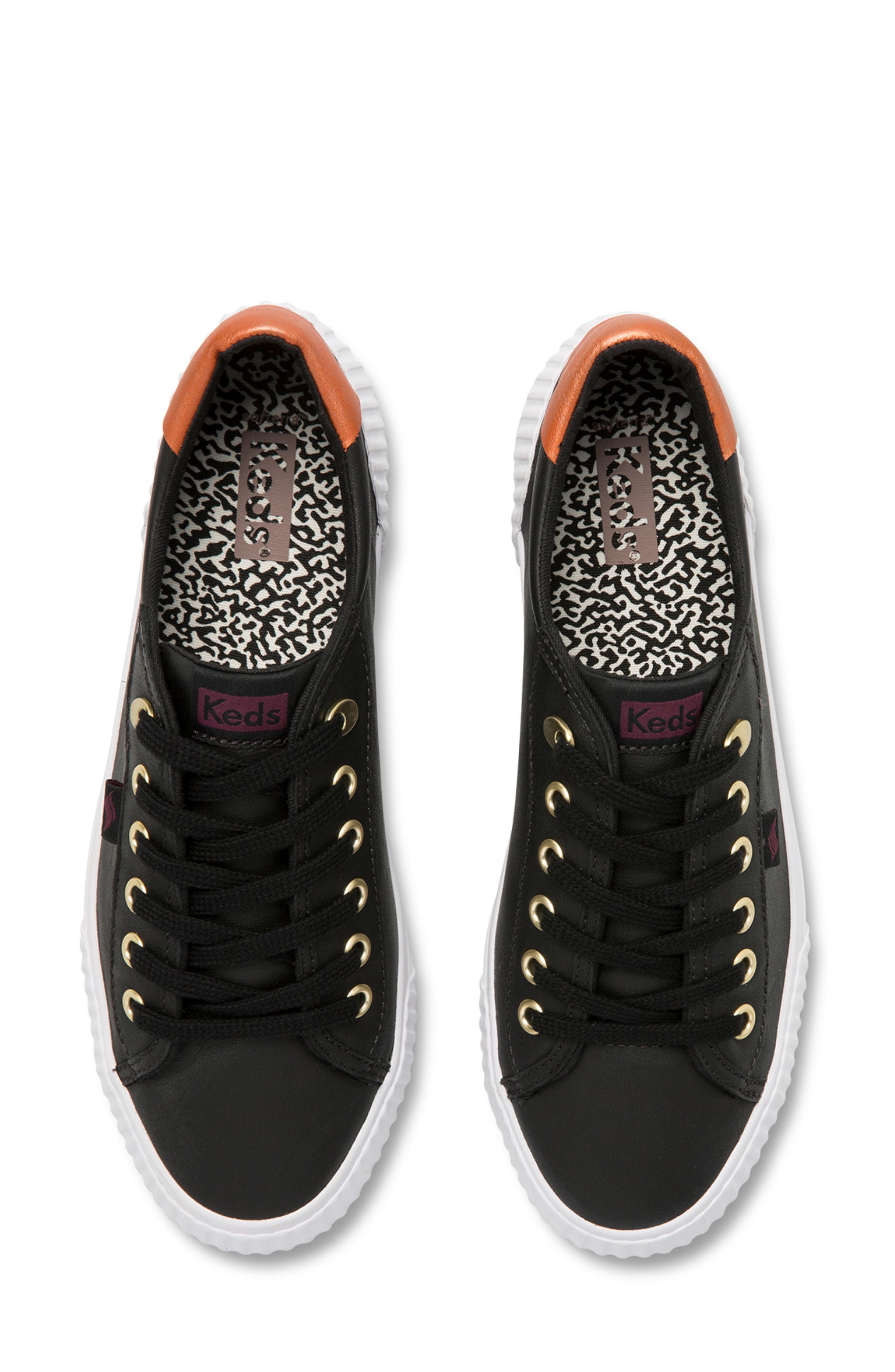 Keds<sup>®</sup> Demi Trix Leather Sneaker, Alternate, color, 