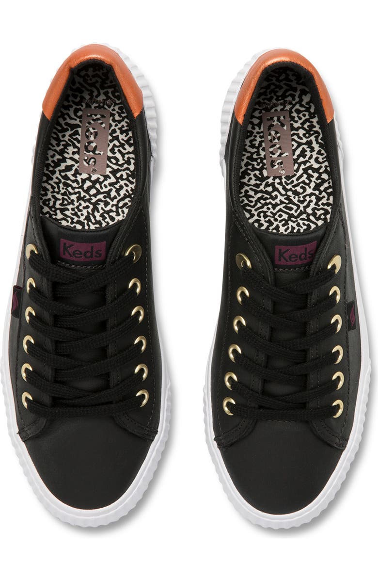 Keds<sup>®</sup> Demi Trix Leather Sneaker, Alternate, color,