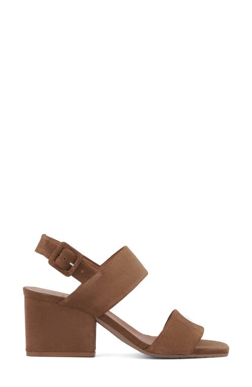 Aquatalia Rayma Water Repellent Slingback Sandal In Champagne