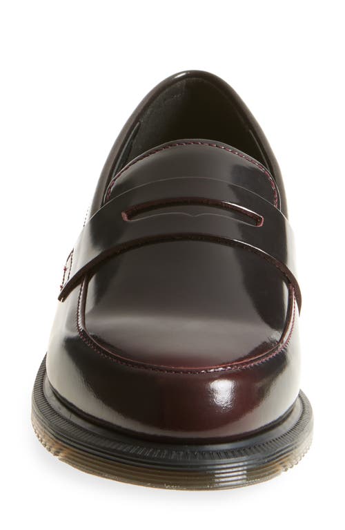 Dr. Martens Temara Arcadia Leather Loafers In Red