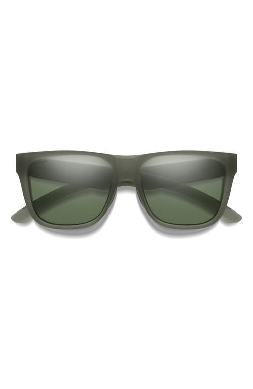 Smith Lowdown 2 55mm Chromapop™ Polarized Sunglasses In Green