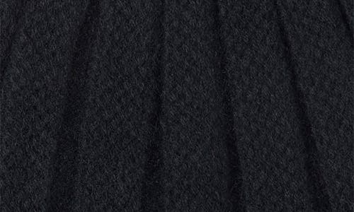 Sofia Cashmere Cable Stitch Cuffed Cashmere Beanie In Black