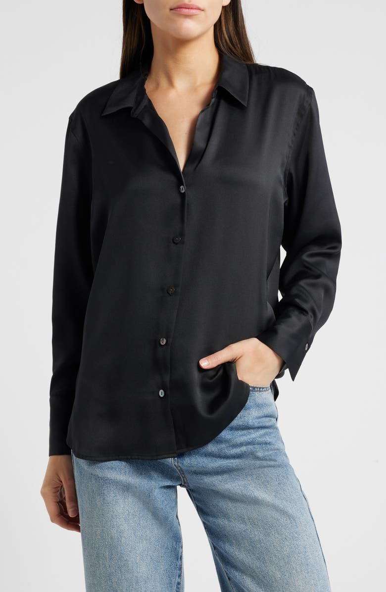 Rails Ledger Crepe Button-Up Shirt, Main, color,