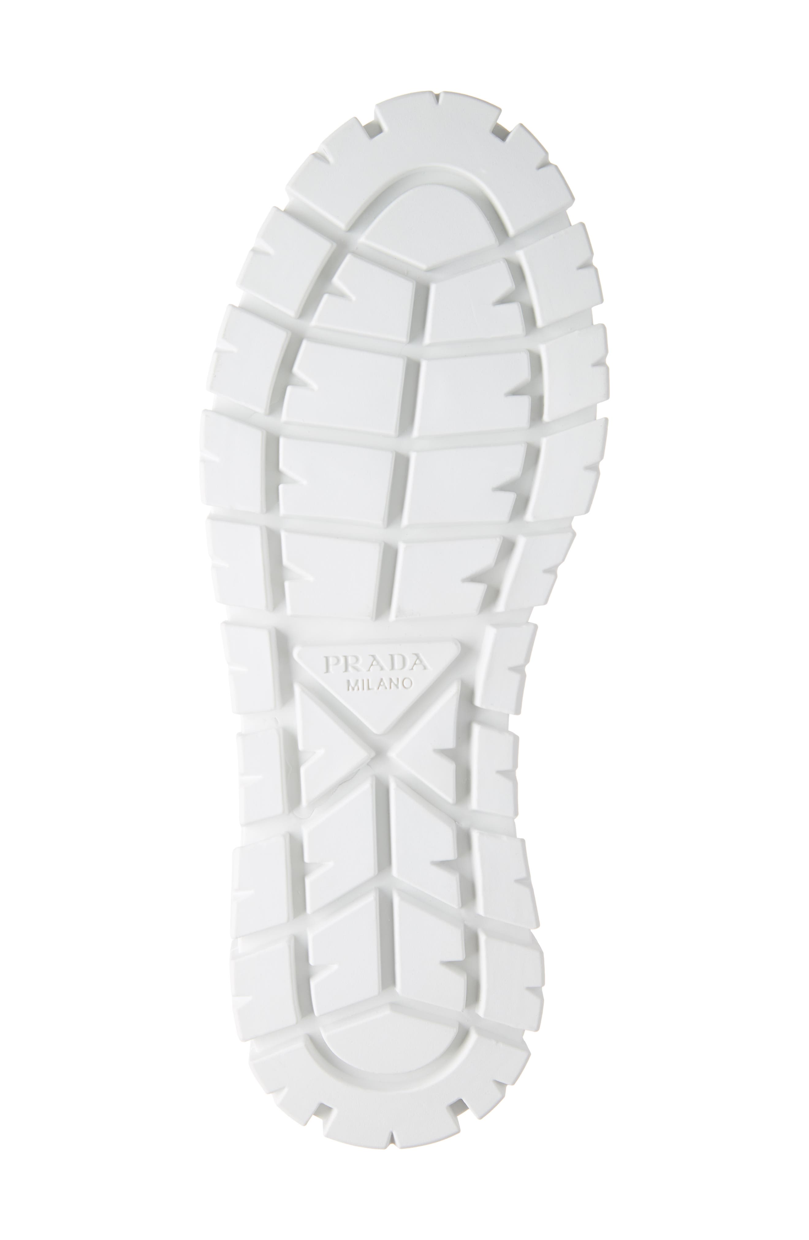Prada Logo Lug Platform Sneaker, Alternate, color, 