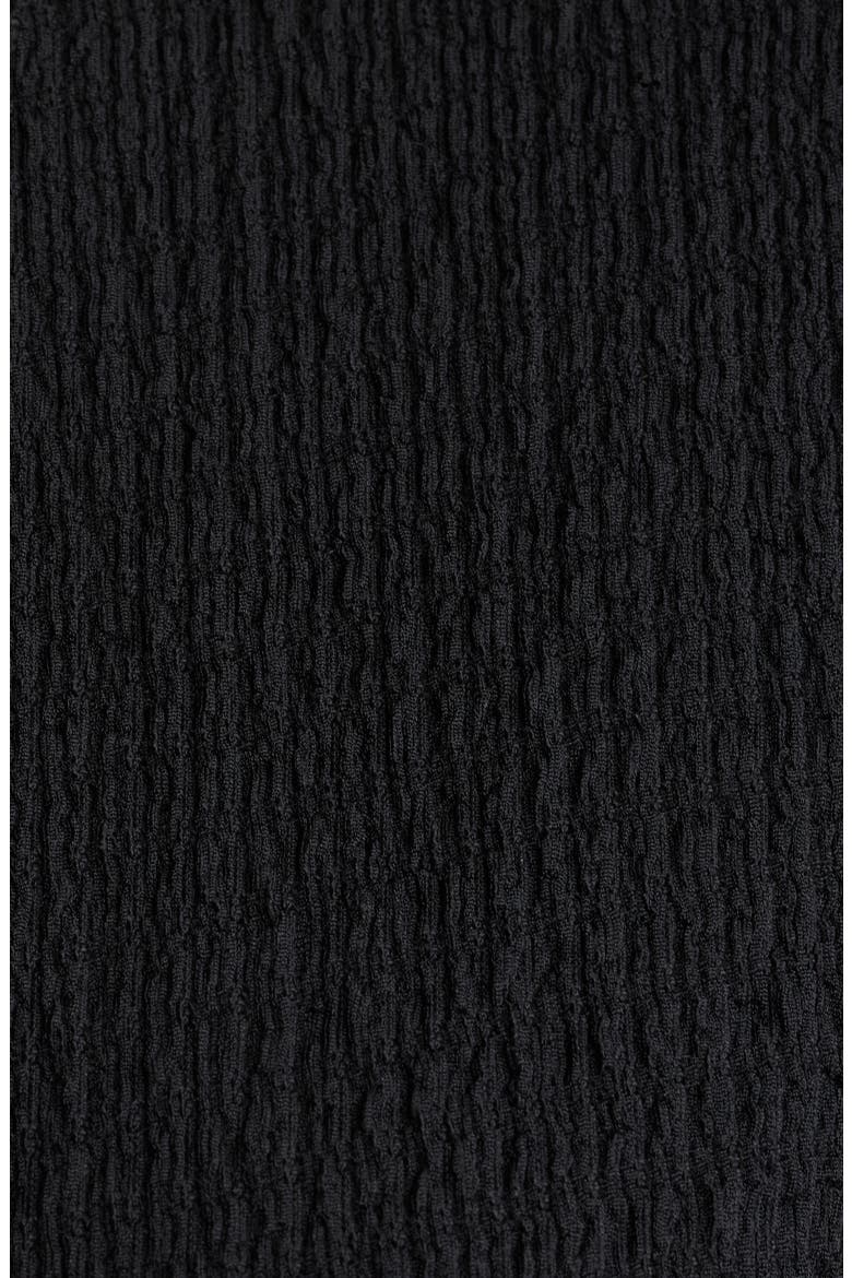 Flutter Sleeve Textured Jumpsuit, Alternate, color, BLACK