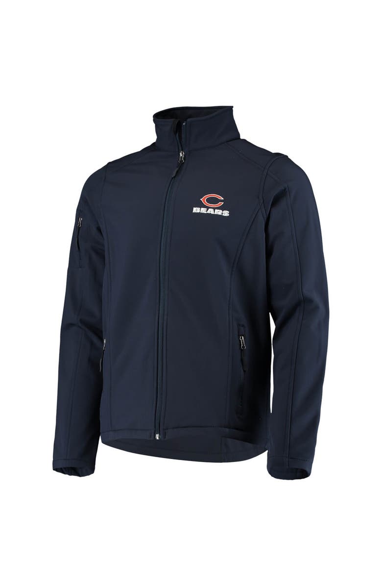 DUNBROOKE Men's Dunbrooke Navy Chicago Bears Sonoma Softshell Full-Zip Jacket, Alternate, color, Navy