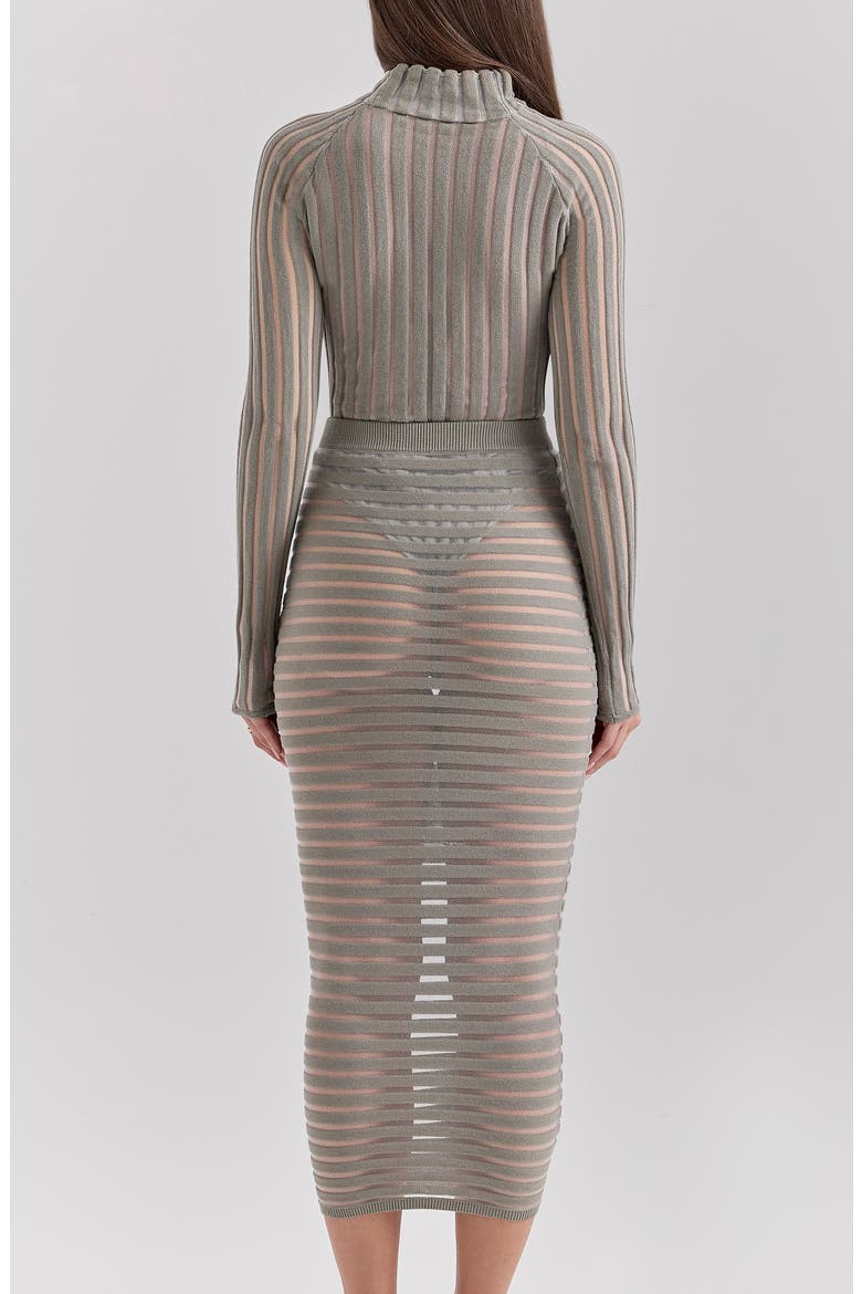 Rowena Rib Bodysuit, Alternate, color, LONDON FOG