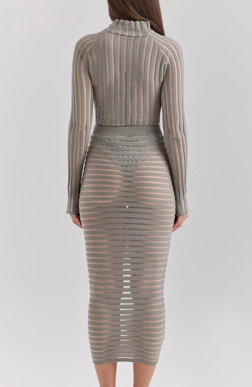 HOUSE OF CB HOUSE OF CB ROWENA RIB BODYSUIT 