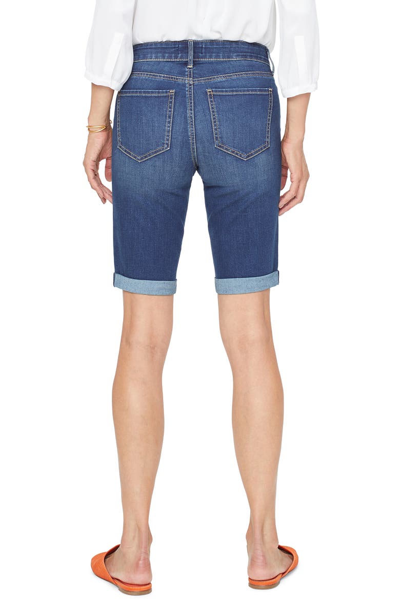 Briella Cool Embrace Roll Cuff Shorts, Alternate, color, JUNIPERO