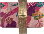 Simitri Velvet Fringe Clutch