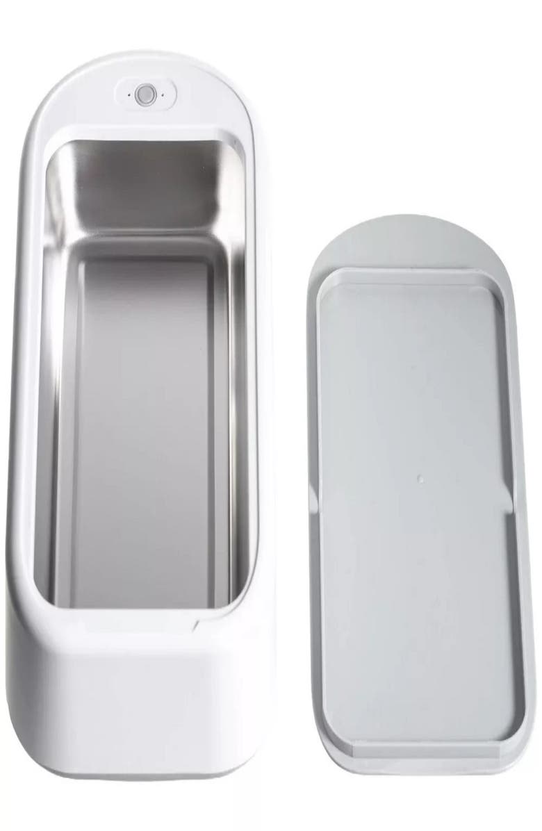 Luminuxe Compact Ultrasonic Jewelry Cleaner Deep Cleaning Machine, Alternate, color, White