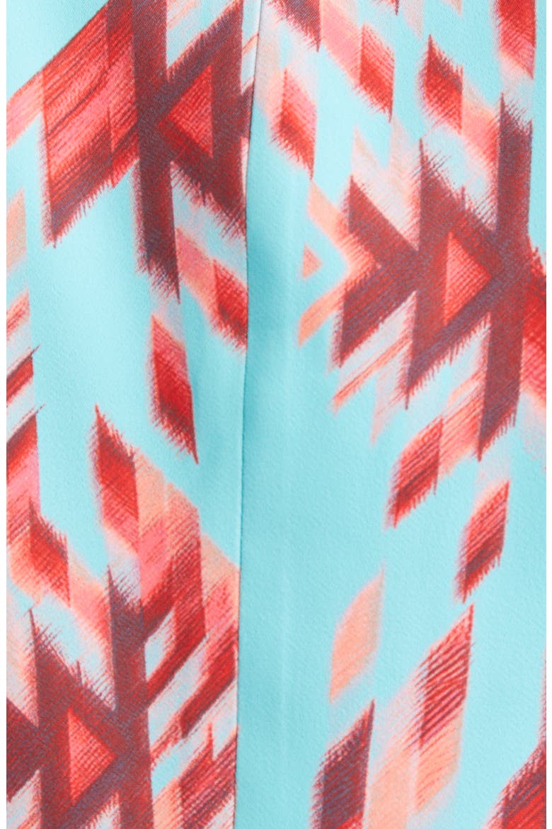 Jianna Print Button-Up Vest, Alternate, color, POOL BLUE GANADO PRINT