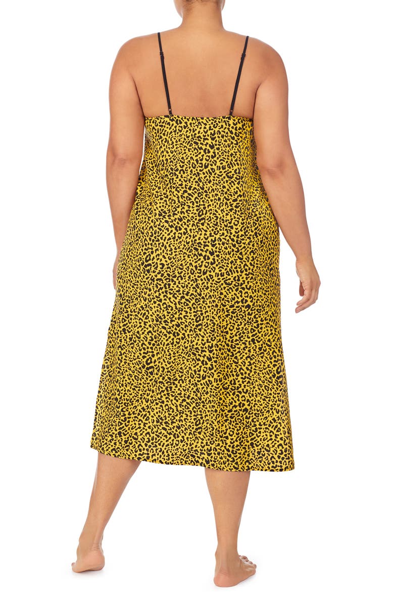 Marissa Longline Chemise, Alternate, color, YELLOW LEOPARD