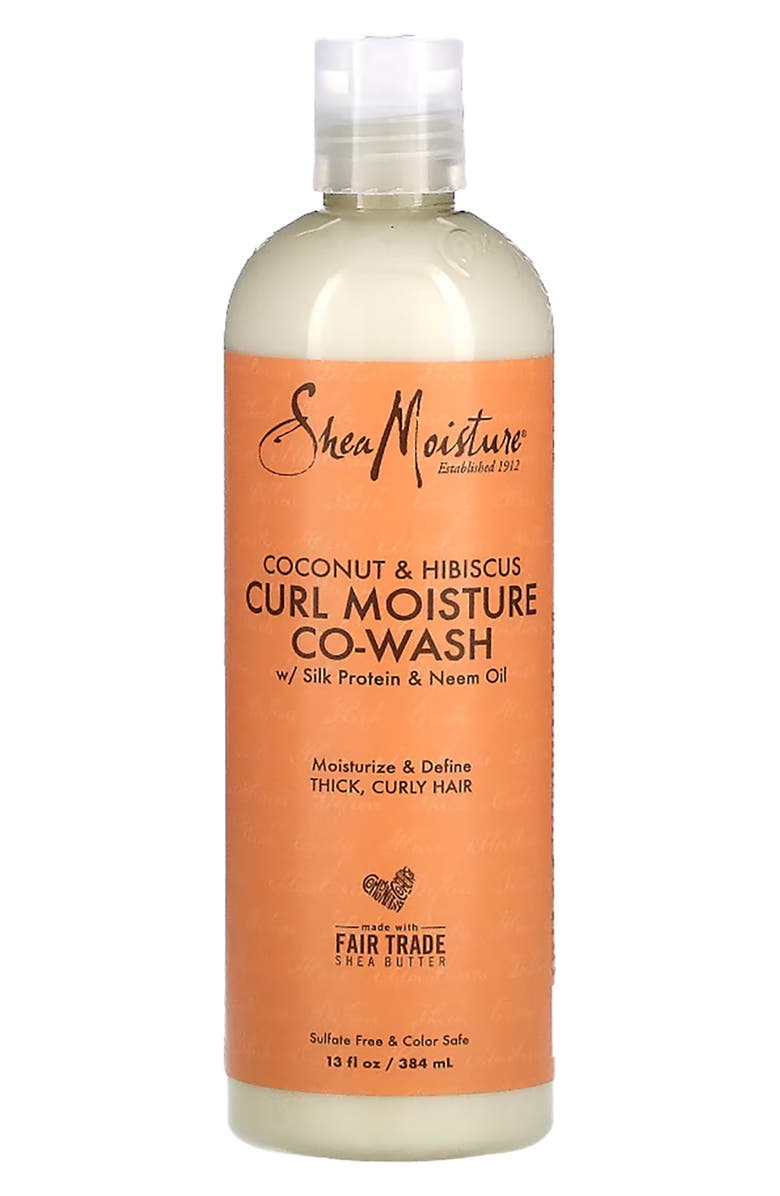 SHEA MOISTURE Coconut & Hibiscus Curl Moisture Co-Wash, Main, color, 