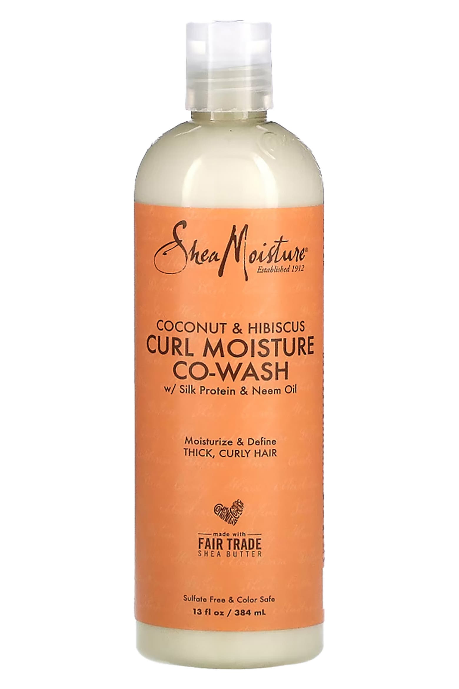 Wash Rack SHEA MOISTURE Coconut & Hibiscus Curl Moisture Co-Wash (Women ...
