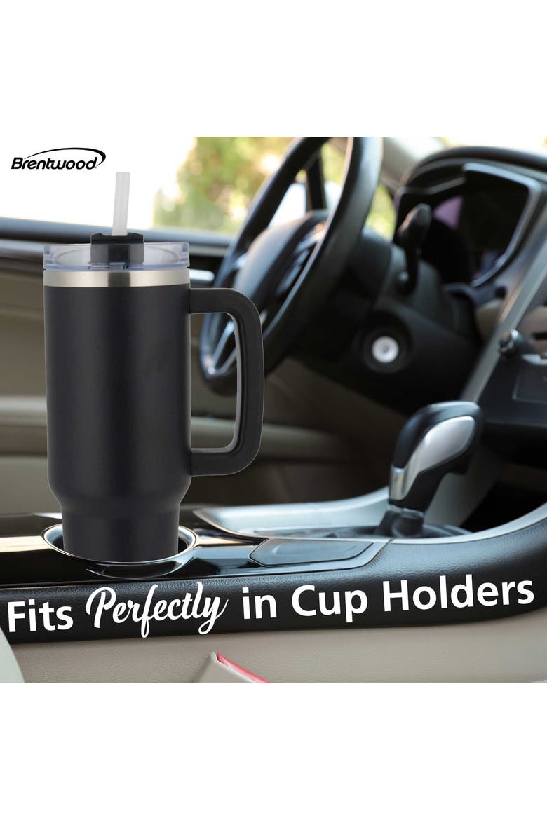 40oz Insulated Stainless Steel Tumbler Cup, Alternate, color, Black