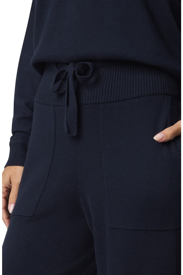 Phoebe Cotton Blend Knit Joggers, Alternate, color, NAVY BLUE