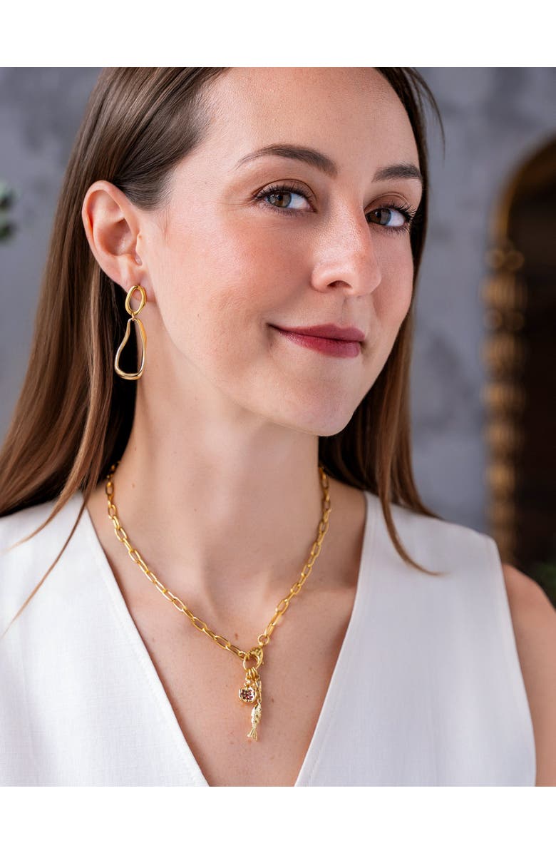 Loni Paul Jewelry Organic Shape Earrings, Alternate, color, Gold