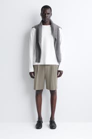 COS Tailored Bonded-Twill Shorts