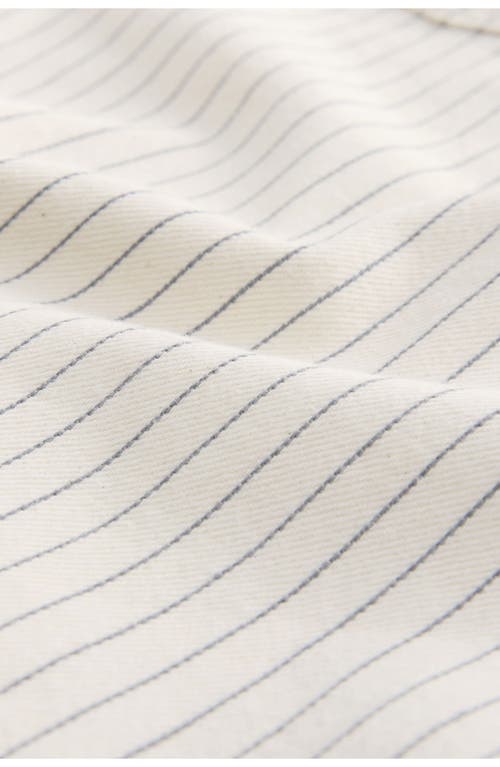 NEXT NEXT STRIPE OVERSIZE BUTTON-UP SHIRT 