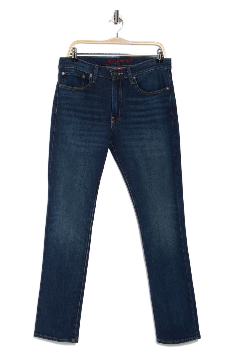 Lucky Brand 121 Slim Straight Jeans, Alternate, color, Royal Yacht