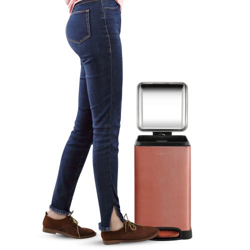 Happimess Betty Retro Mini 3.2-gallon Step-open Trash Can In Rose Gold