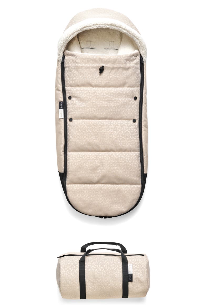 x Bonpoint YOYO Water Repellent Footmuff, Main, color, BEIGE
