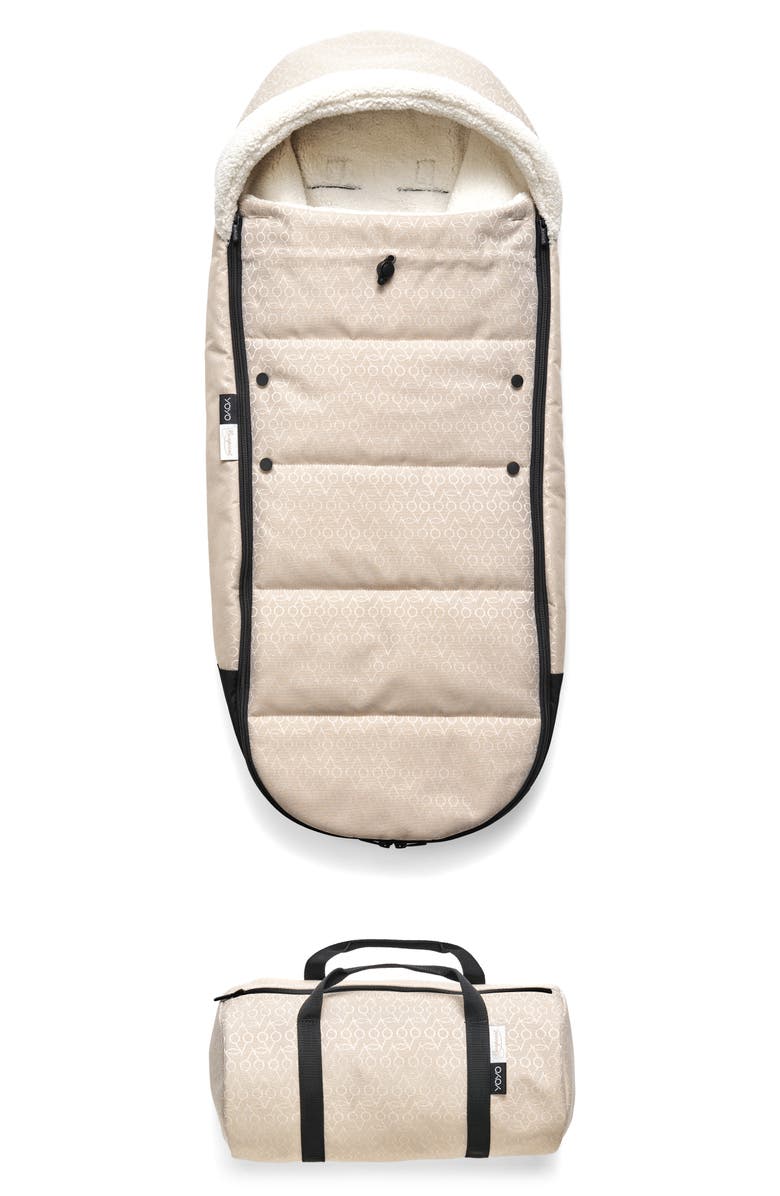 Stokke x Bonpoint YOYO Water Repellent Footmuff, Main, color, Beige
