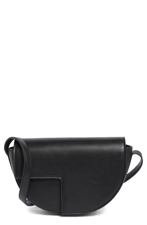 Geo Half Moon Crossbody Bag