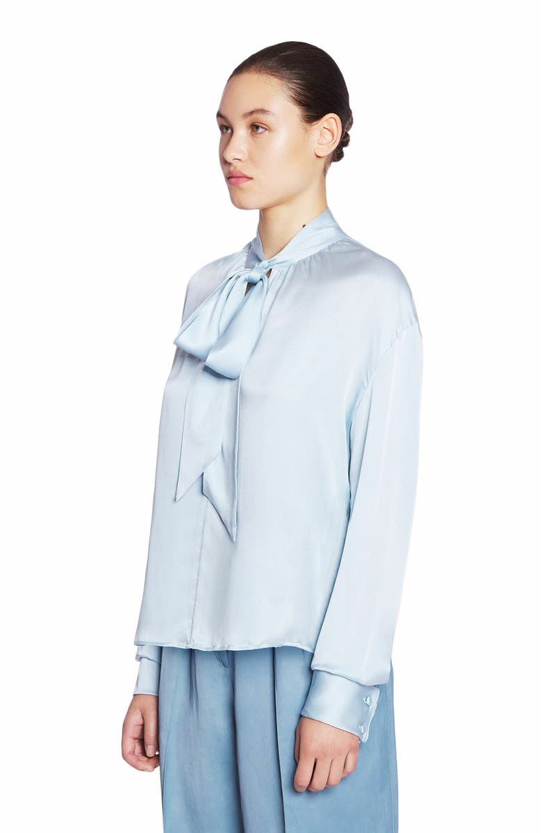 Lanvin Ascot Collar Blouse, Alternate, color, 