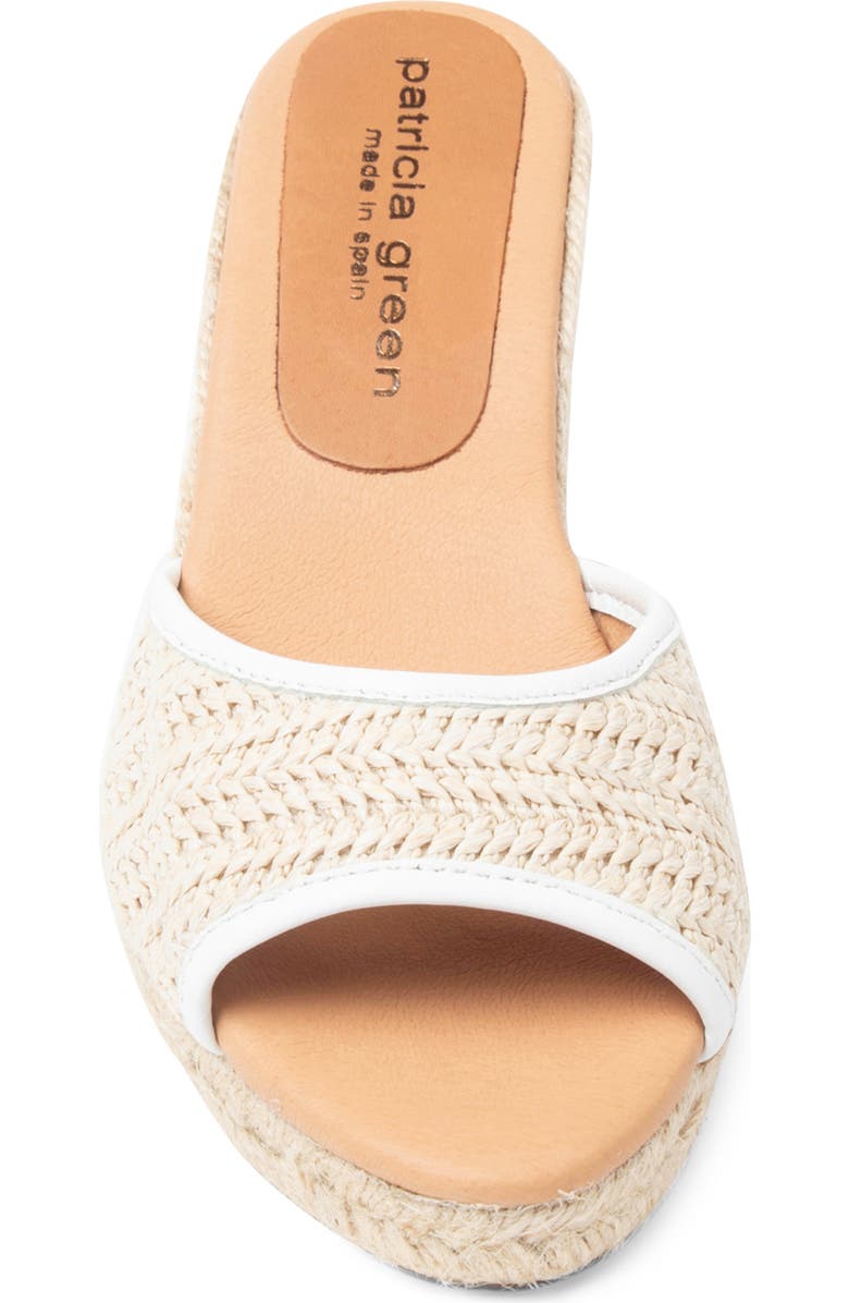 patricia green Sienna Raffia Espadrille Wedge Sandal, Alternate, color,