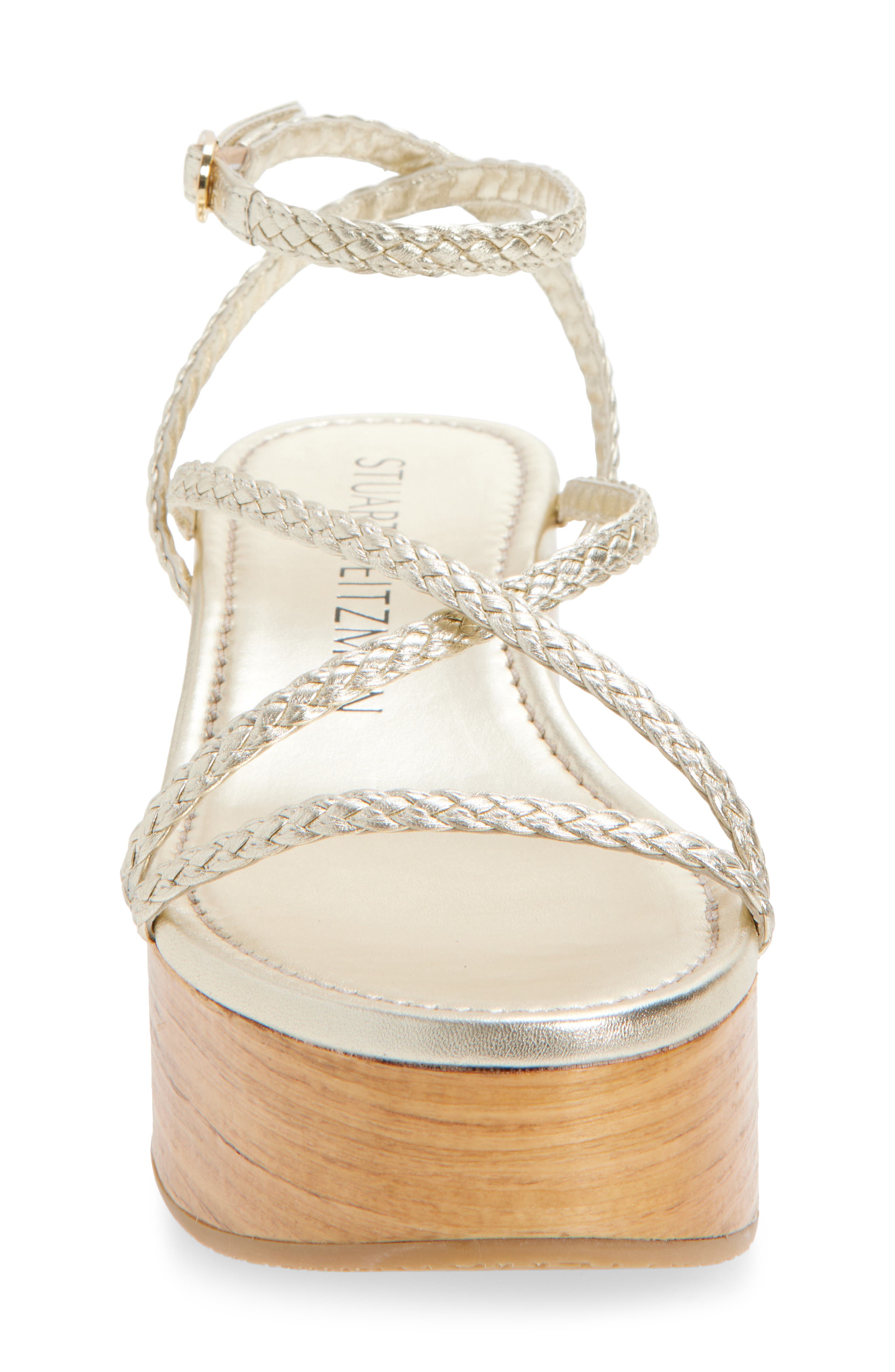 Wovette Wedge Sandal, Alternate, color, LIGHT GOLD/ SAND