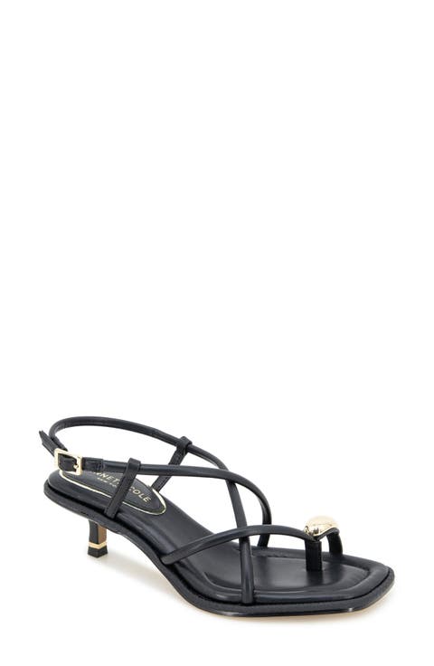Gatlyn Ankle Strap Kitten Heel Sandal (Women)