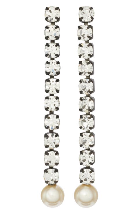 Moondance Linear Drop Earrings