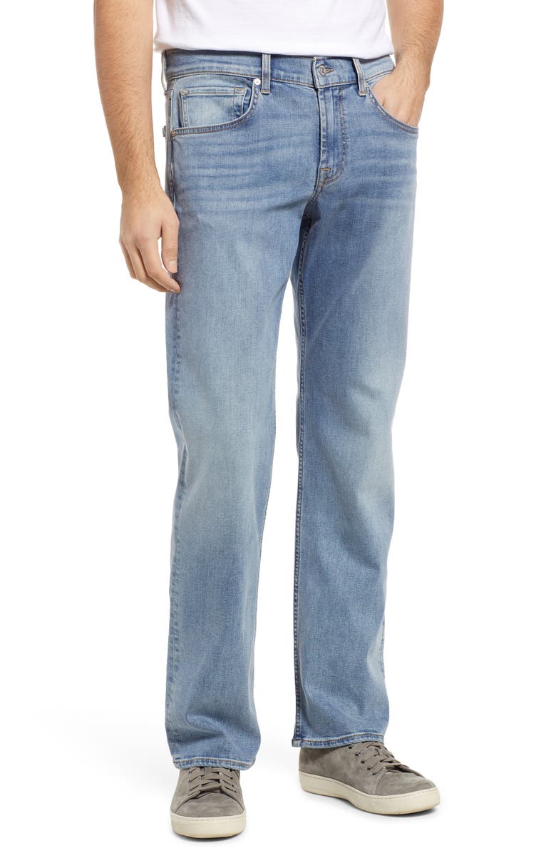 7 For All Mankind Austyn Squiggle Relaxed Straight Jeans, Main, color, 