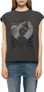 Zadig & Voltaire Cloe Graphic Cotton Tank