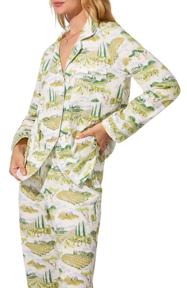 BedHead Pajamas Print Jersey Pajamas, Alternate, color,