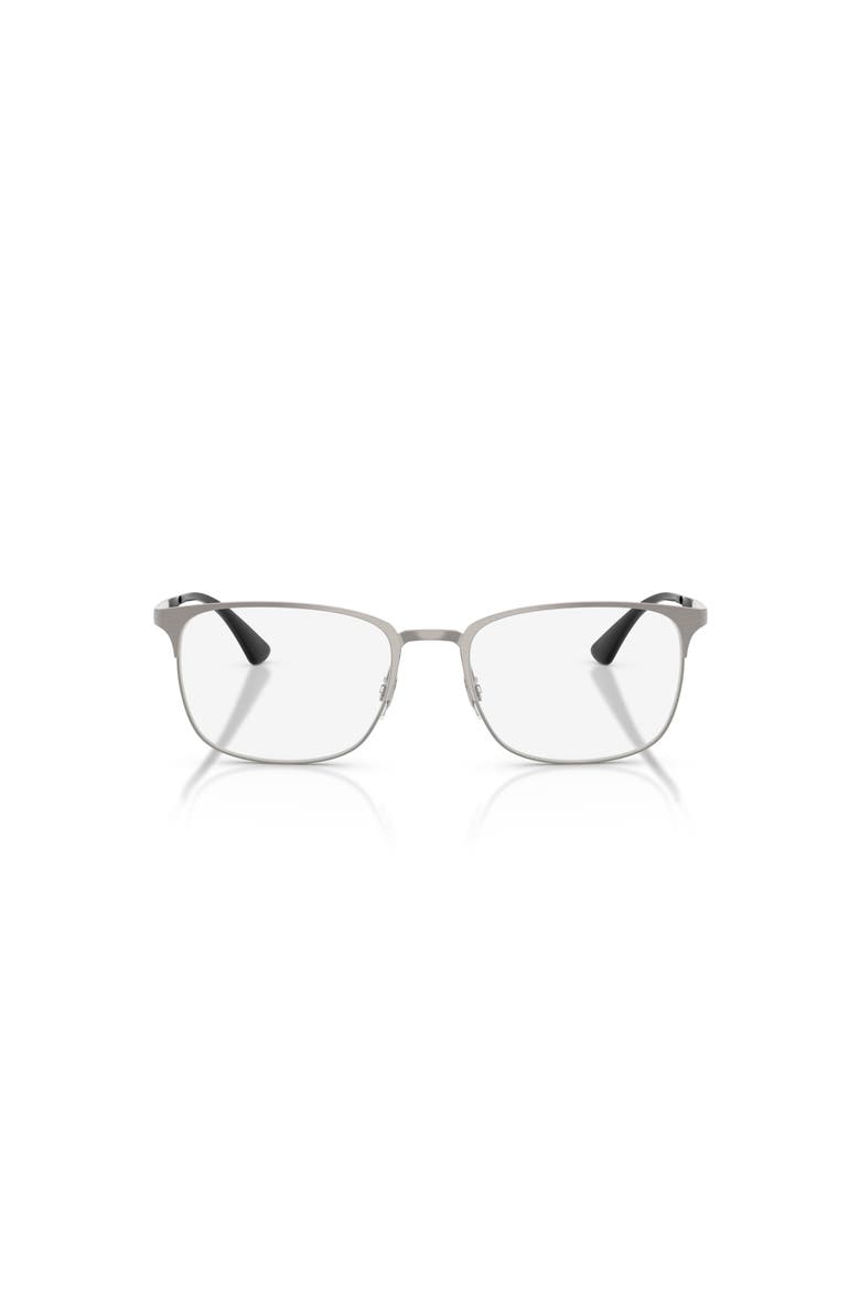 54mm Square optical glasses, Alternate, color, Grey