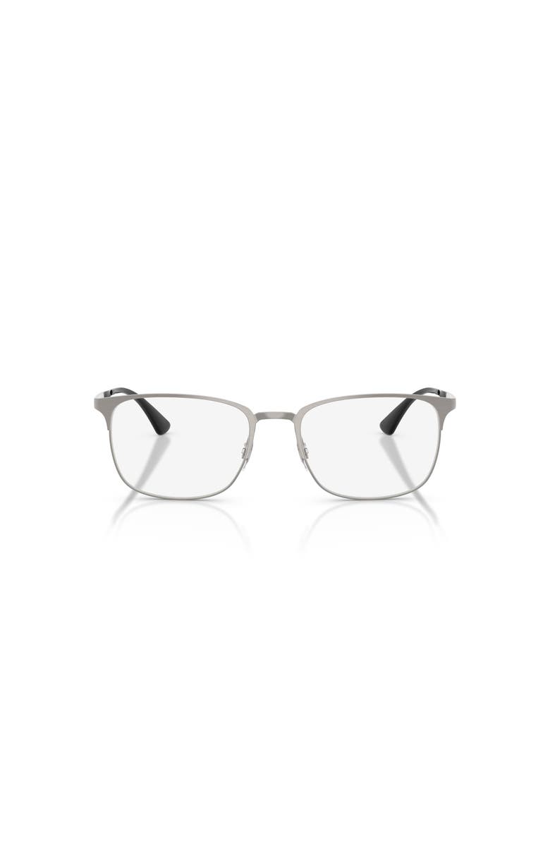 Ray-Ban 54mm Square optical glasses, Alternate, color, Grey