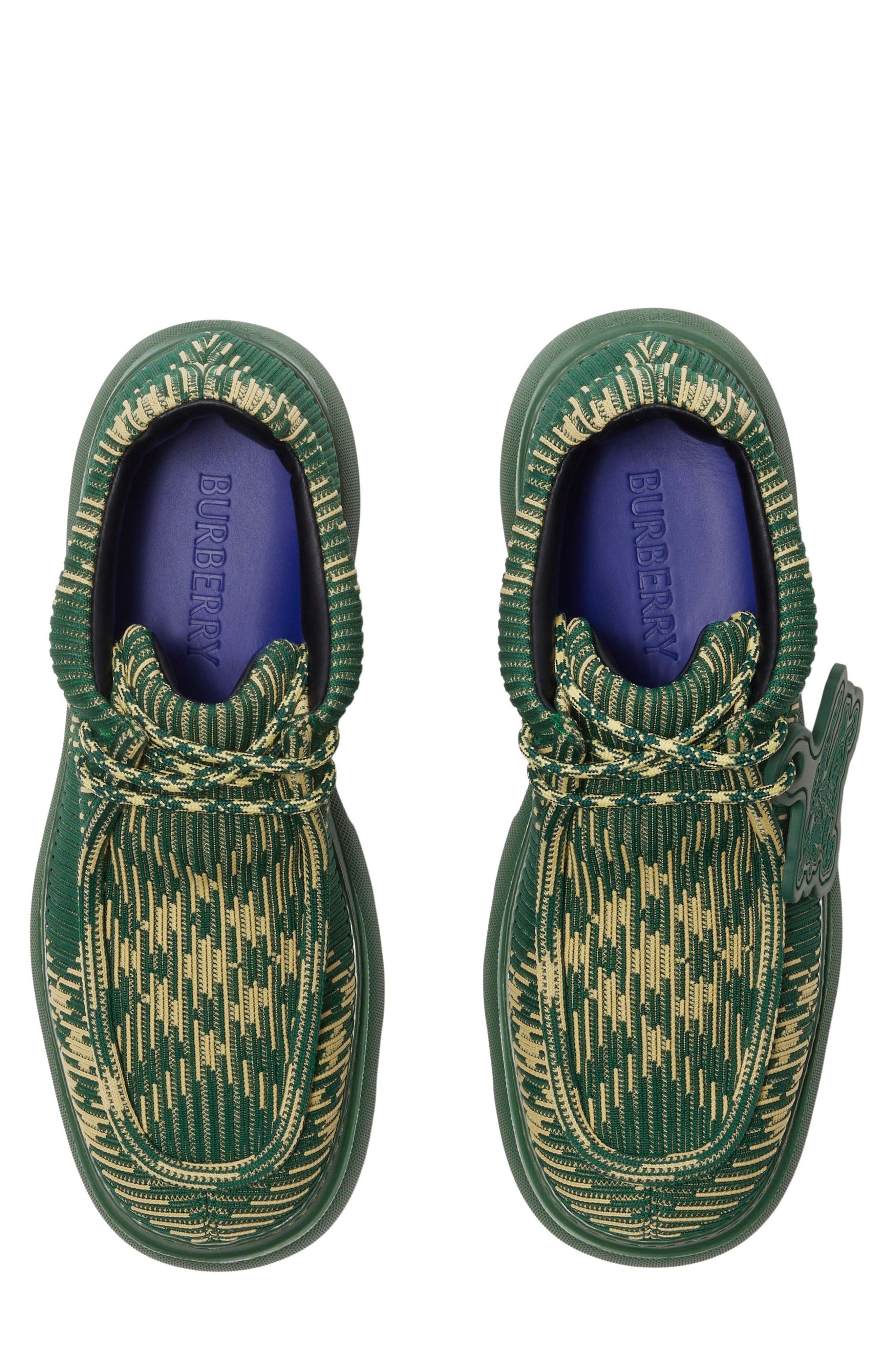 Burberry Knit Creeper Derby, Alternate, color, Primrose Ip Check