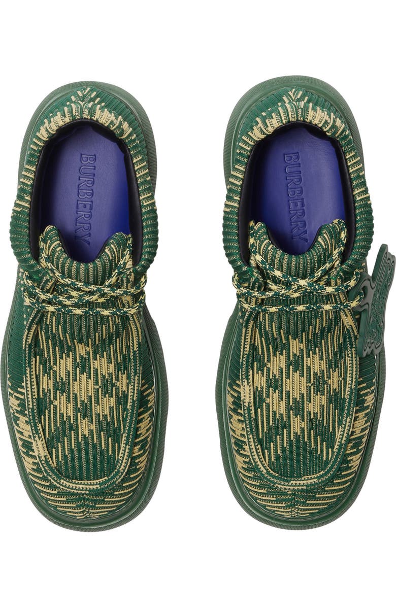 Burberry Knit Creeper Derby, Alternate, color, Primrose Ip Check