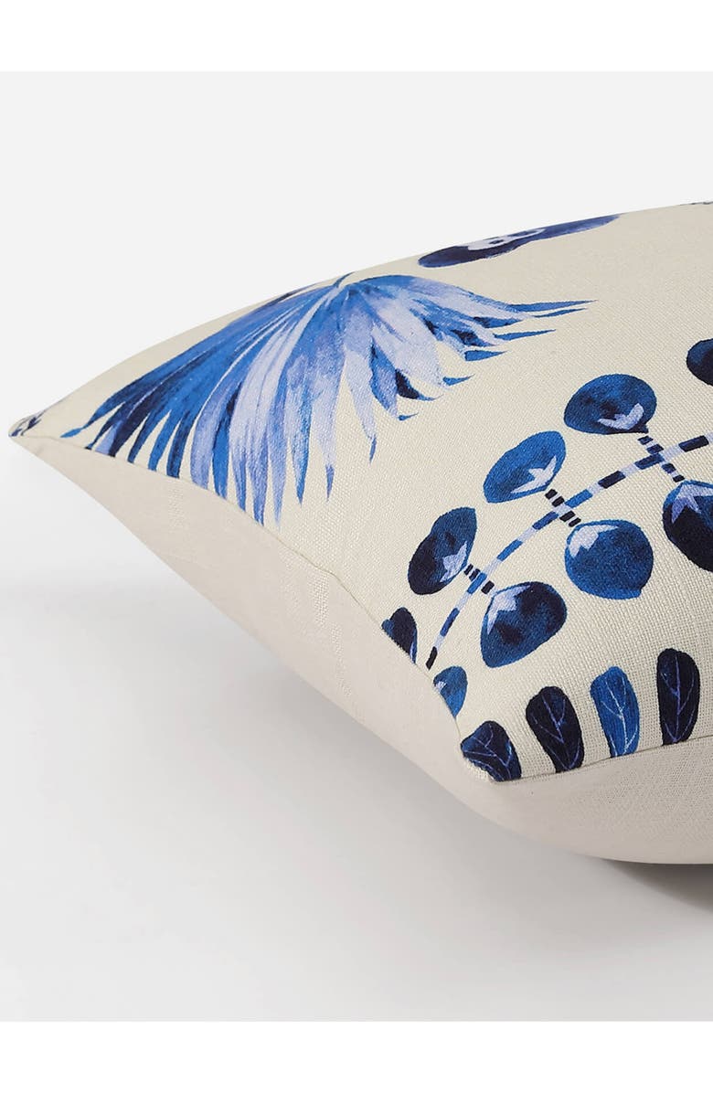 Sunday Citizen Blue Monkeys Big Throw Pillow, Alternate, color, 