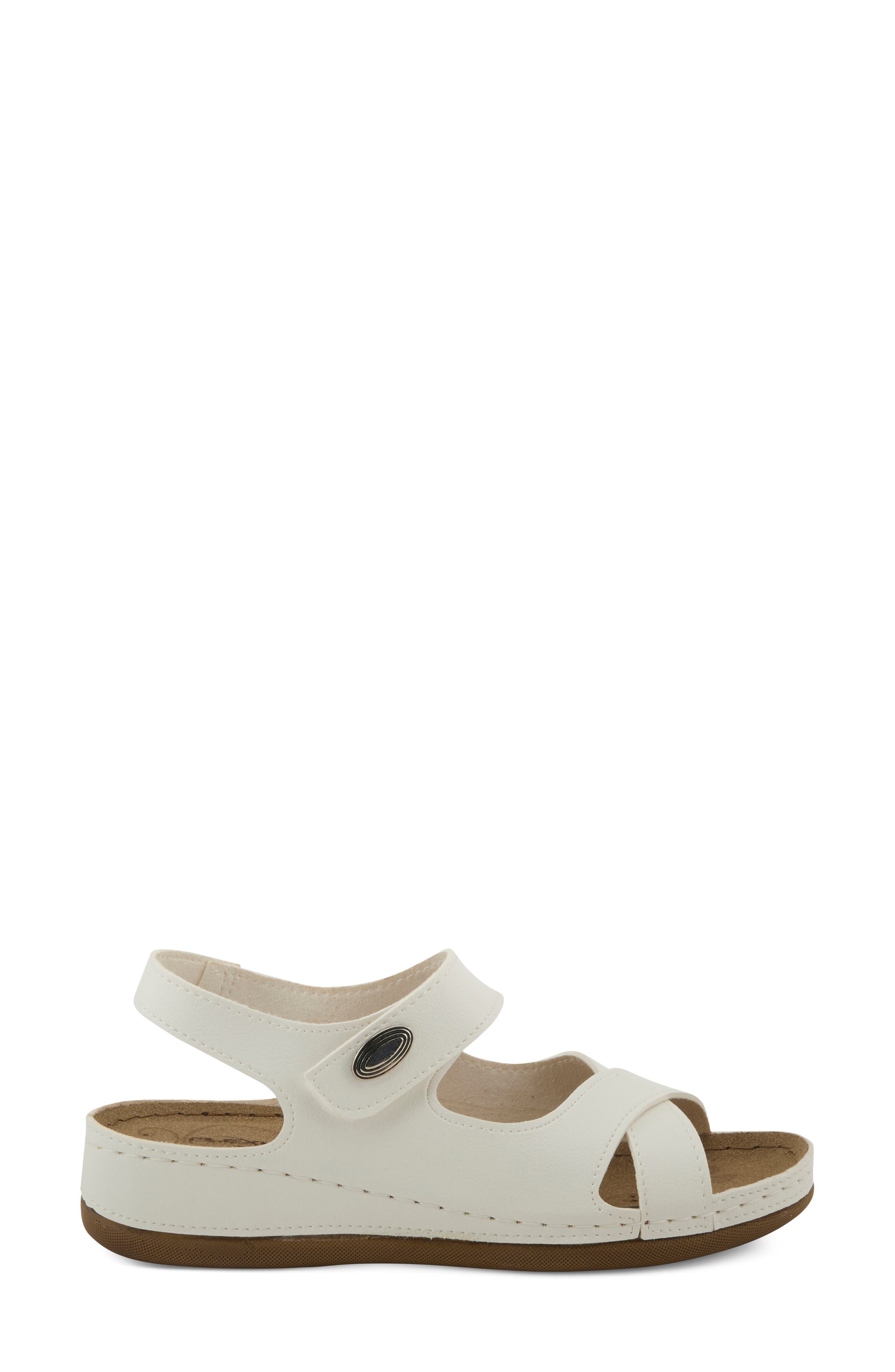 Slingback Sandal, Alternate, color, WHITE