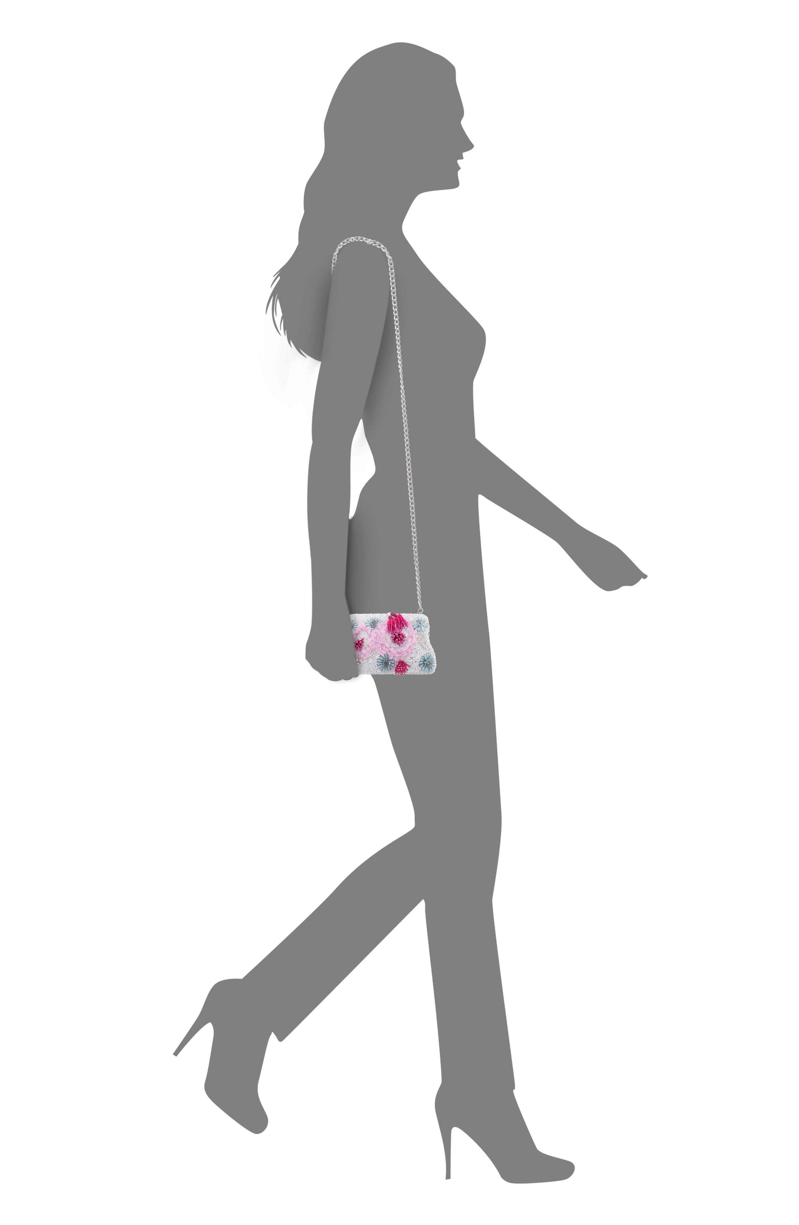 Nina Isla Frame Clutch, Alternate, color, 