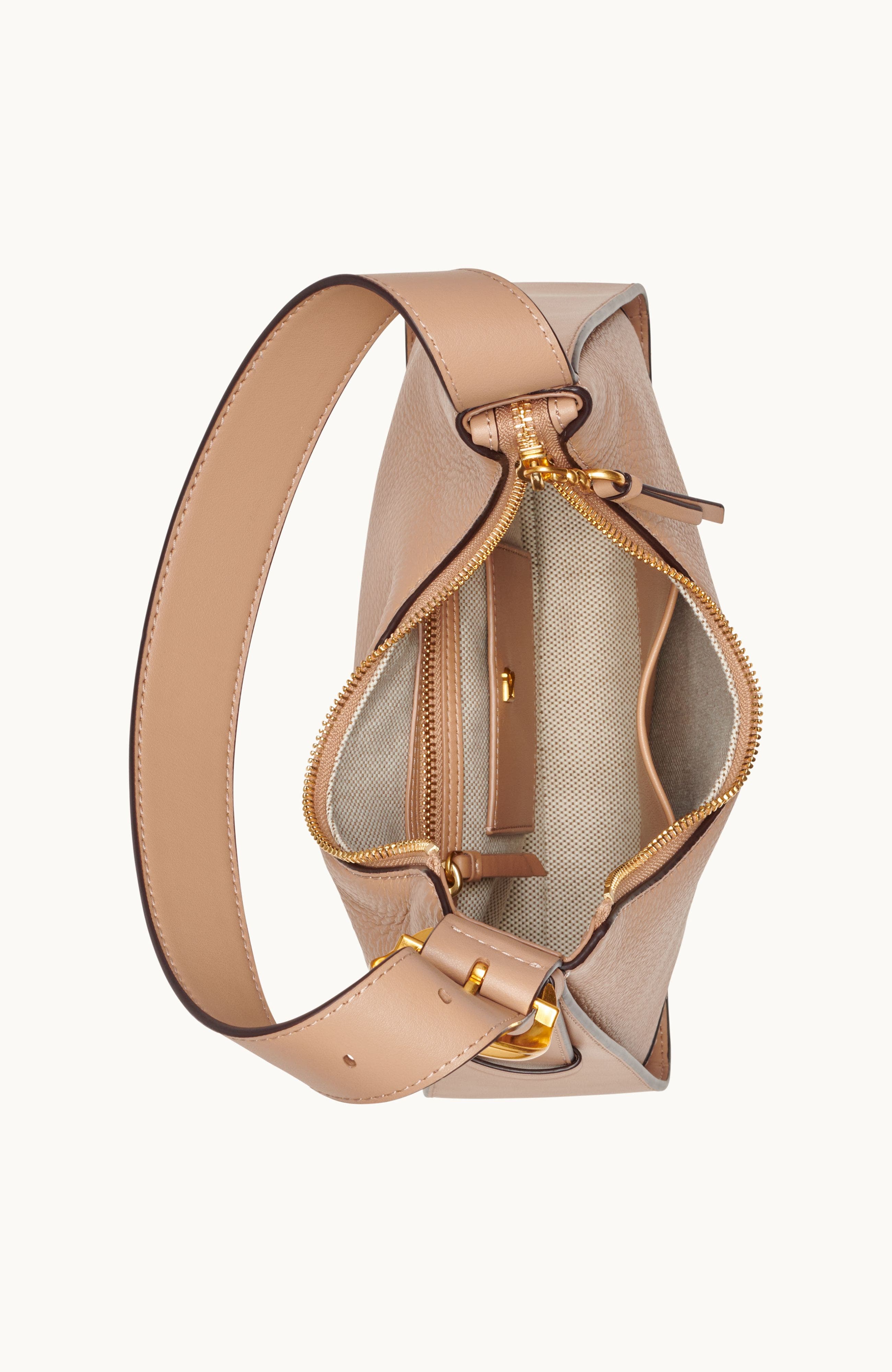 Donna Karan New York Cedarhurst Hobo, Alternate, color, Fawn